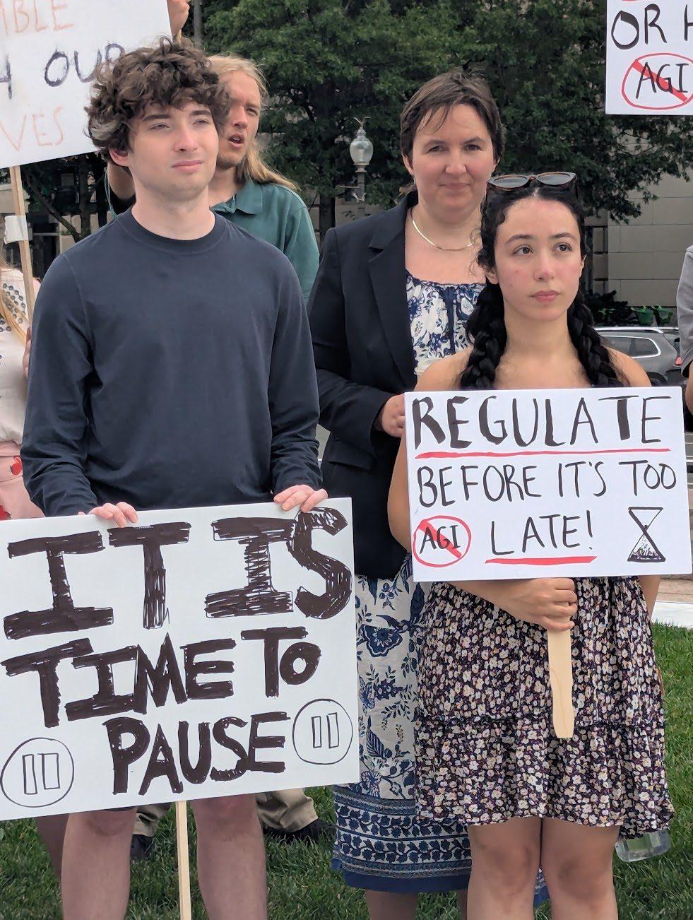 it is time to pause and regulate before its too late signs
